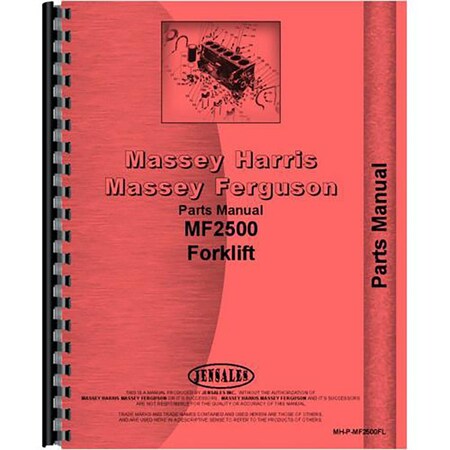 Fits Massey Ferguson 2500 Forklift Parts Manual